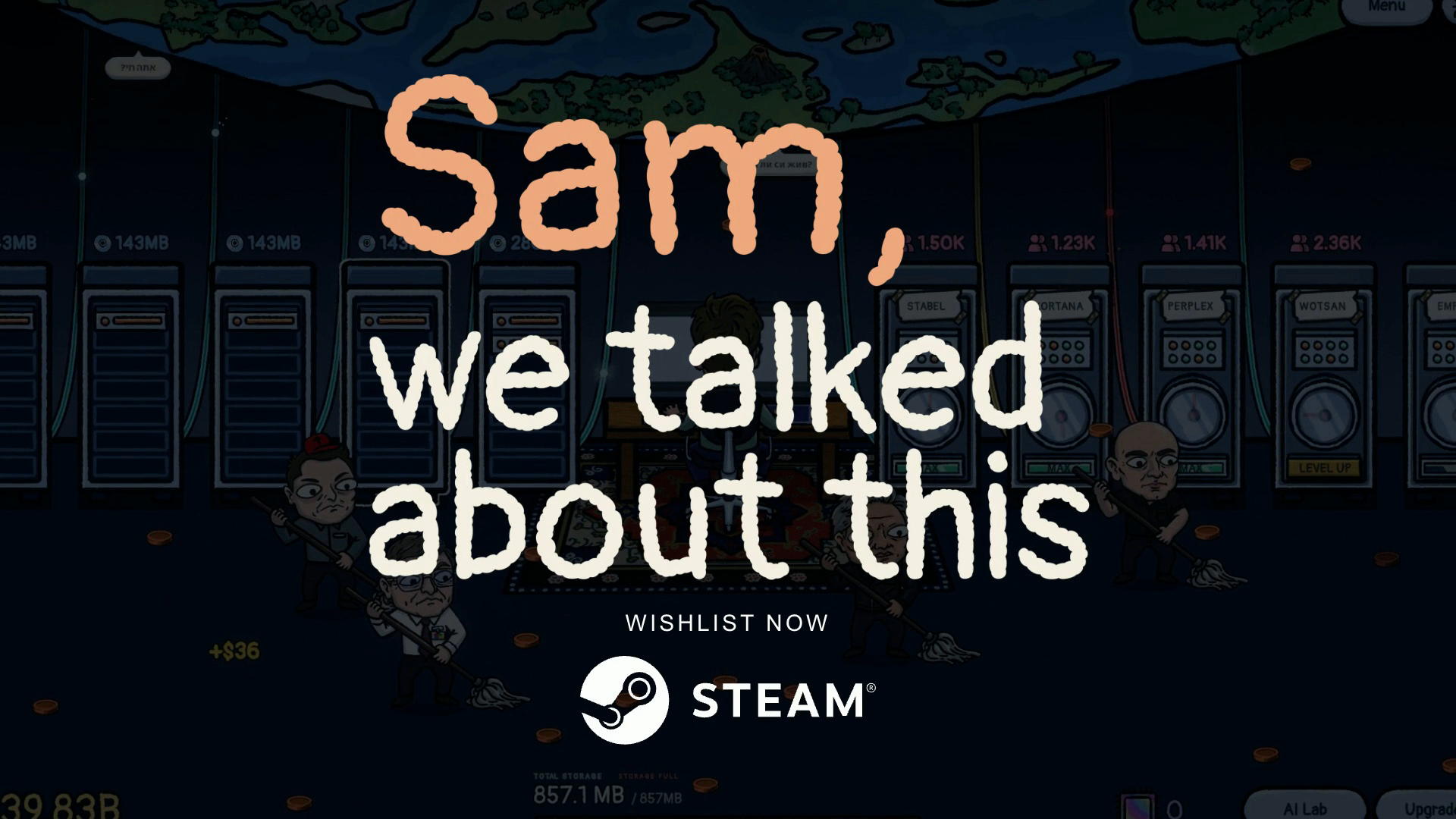 Sam, We Talked About This key art